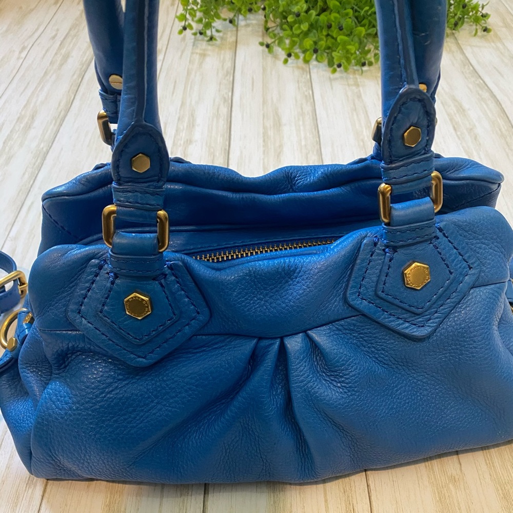 Marc Jacobs electric blue lemonade handbag Marc